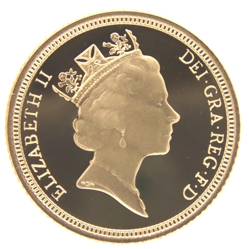 3160 - 1997 proof half sovereign of Elizabeth II, boxed and encapsulated. P&P Group 1 (£14+VAT for the firs... 