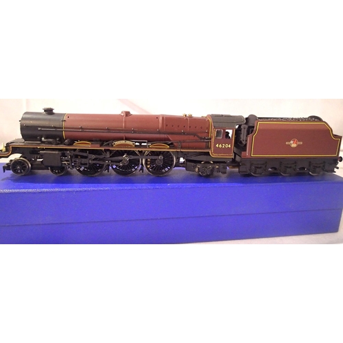 2066 - Hornby Princess Class rename/number, 46204, Princess Louise, BR Maroon, Late Crest, detailed, blacke... 