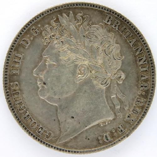 3048 - 1820 half crown of George IV, our grade gEF. P&P Group 1 (£14+VAT for the first lot and £1+VAT for s... 