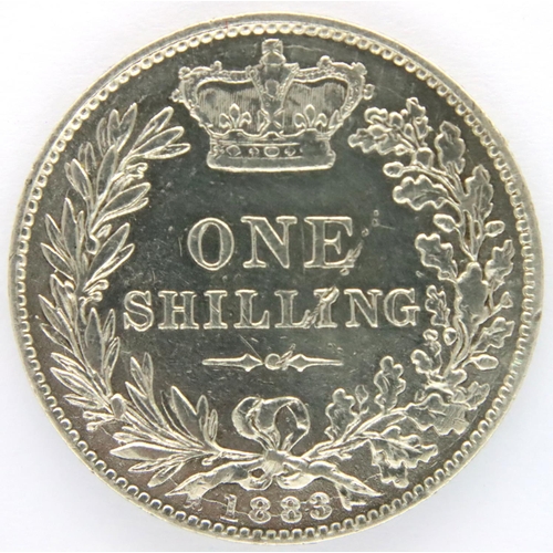 3049 - 1883 shilling of Queen Victoria. P&P Group 1 (£14+VAT for the first lot and £1+VAT for subsequent lo... 