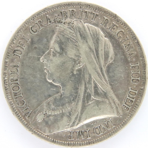 3053 - 1896 crown of Queen Victoria. P&P Group 1 (£14+VAT for the first lot and £1+VAT for subsequent lots)