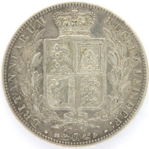 3055 - 1874 half crown of Queen Victoria, bun head. P&P Group 1 (£14+VAT for the first lot and £1+VAT for s... 