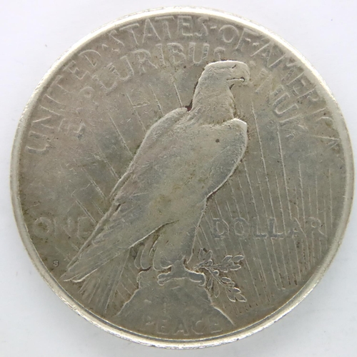 3056 - 1922 American silver dollar, Liberty head. P&P Group 1 (£14+VAT for the first lot and £1+VAT for sub... 