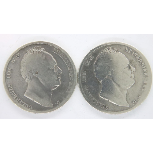 3057 - Two 1836 half crowns of William IV. P&P Group 1 (£14+VAT for the first lot and £1+VAT for subsequent... 