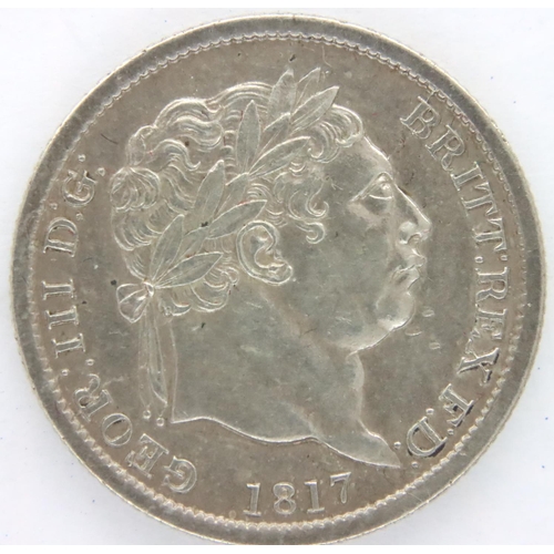 3064 - 1817 shilling of George III. P&P Group 1 (£14+VAT for the first lot and £1+VAT for subsequent lots)