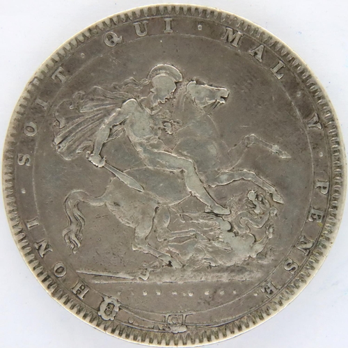 3072 - 1820 Pistrucci design crown of George III, LX edge. P&P Group 1 (£14+VAT for the first lot and £1+VA... 