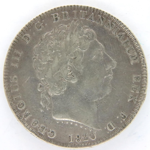 3072 - 1820 Pistrucci design crown of George III, LX edge. P&P Group 1 (£14+VAT for the first lot and £1+VA... 