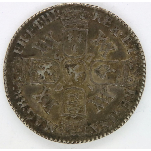 3081 - William and Mary sixpence, our grade aEF. P&P Group 1 (£14+VAT for the first lot and £1+VAT for subs... 