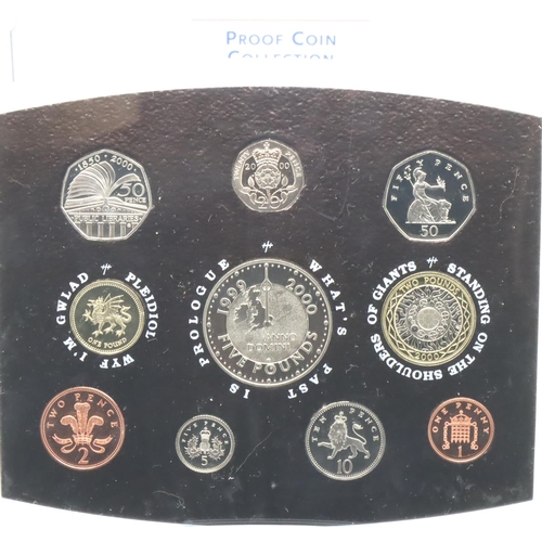 3090 - 2000 Millennium Executive Proof coin collection of Elizabeth II, boxed. P&P Group 1 (£14+VAT for the... 