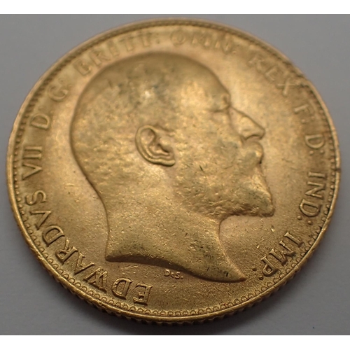 3141 - 1905 sovereign of Edward VII. P&P Group 1 (£14+VAT for the first lot and £1+VAT for subsequent lots)