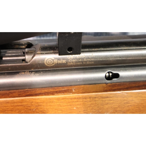 2030 - SMK QB78 177 CO2 match rifle with SMK 4 x 32 scope. P&P Group 3 (£25+VAT for the first lot and £5+VA... 