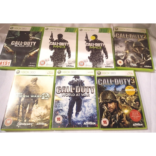 2216 - Selection of mixed cased Xbox 360 games to include Call of Duty black ops, MW3, MW2, and World at Wa... 