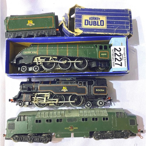 2227 - Three Hornby Dublo locomotives. P&P Group 3 (£25+VAT for the first lot and £5+VAT for subsequent lot... 