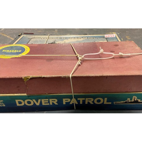 2232 - Two Dover Patrol games and a vintage Scrabble board game. P&P Group 3 (£25+VAT for the first lot and... 