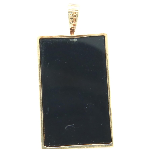 65 - 9ct gold Ace of Clubs pendant, H: 31 mm, 6.7g. P&P Group 1 (£14+VAT for the first lot and £1+VAT for... 