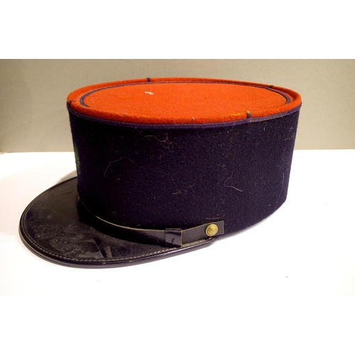 1068 - French military felt covered Kepi, size 59. P&P Group 2 (£18+VAT for the first lot and £3+VAT for su... 