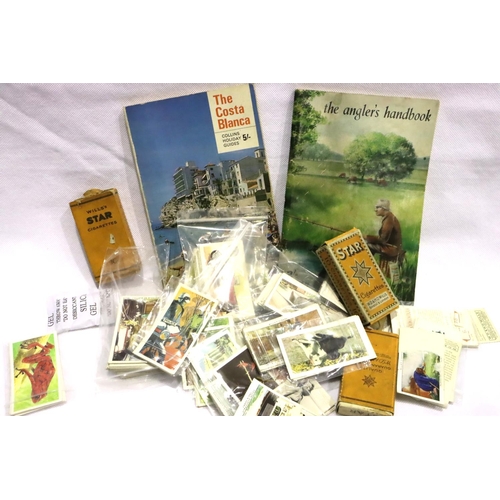 365 - Small collection of cigarette and tea cards. P&P Group 1 (£14+VAT for the first lot and £1+VAT for s... 