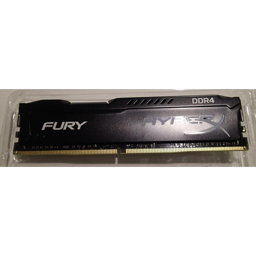 1107A - Fury Beast 8gb DDR4 dual channel kit. P&P Group 1 (£14+VAT for the first lot and £1+VAT for subseque... 