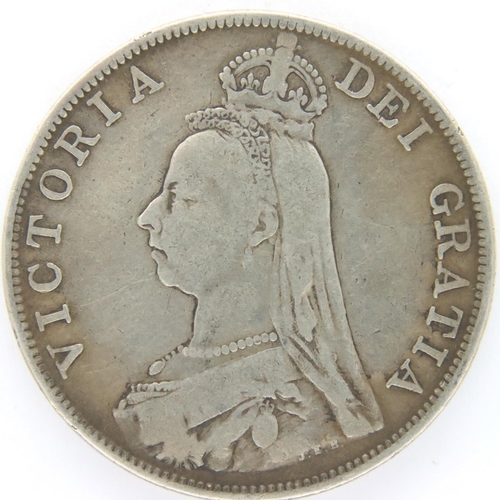 3112 - 1889 double florin of Queen Victoria. P&P Group 1 (£14+VAT for the first lot and £1+VAT for subseque... 