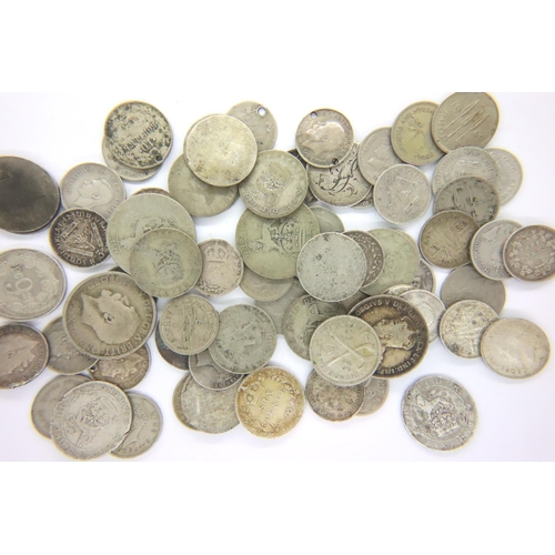 3235 - UK and British territories silver denominations, dates 1893-1957. P&P Group 1 (£14+VAT for the first... 