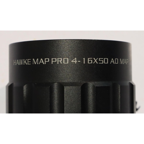 2009 - Hawke Sport Optics, Map Pro HK3069, 4-16 x 50 AO. P&P Group 2 (£18+VAT for the first lot and £3+VAT ... 