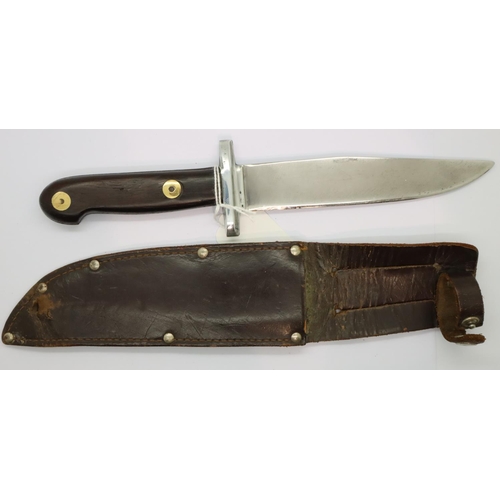 2017 - Early 20th century Bowie knife by HH Taylor. P&P Group 1 (£14+VAT for the first lot and £1+VAT for s... 