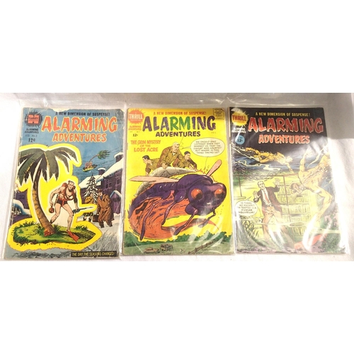 402 - Harvey comics Alarming Adventures comics, nos 1, 2 and 3. P&P Group 2 (£18+VAT for the first lot and... 