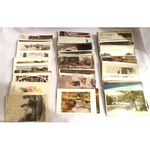 423 - Approximately 160 topographical and greetings postcards. Not available for in-house P&P, contact Pau... 