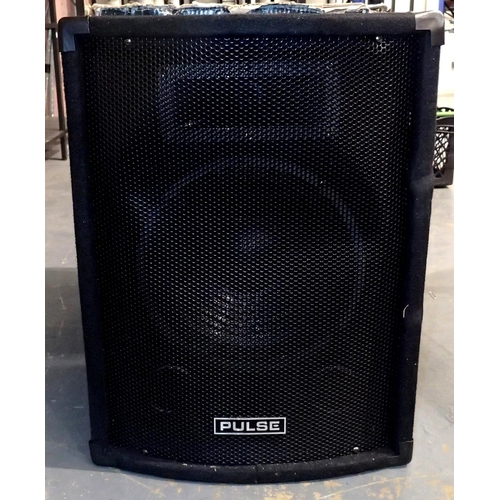 435 - Boxed Pulse 10 inch two way DJ/PA speaker system. Not available for in-house P&P, contact Paul O'Hea... 