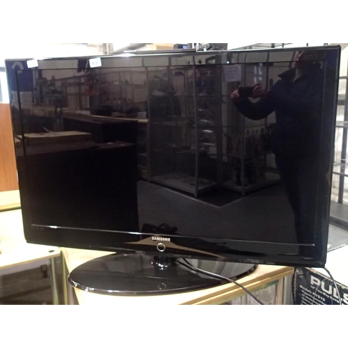 436 - Samsung 47 inch television with leads and remote, remote in office (436). Not available for in-house... 