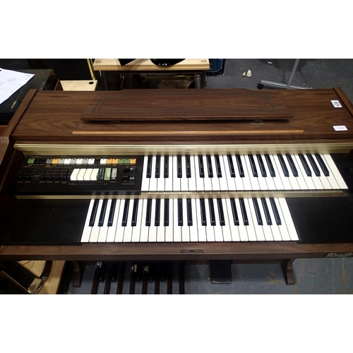 438 - Hohner Symphonie D89 electric organ. Not available for in-house P&P, contact Paul O'Hea at Mailboxes... 