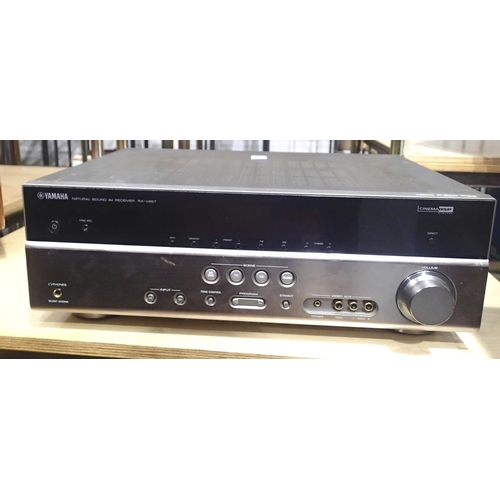 439 - Yamaha RX V467 surround sound amplifier. Not available for in-house P&P, contact Paul O'Hea at Mailb... 