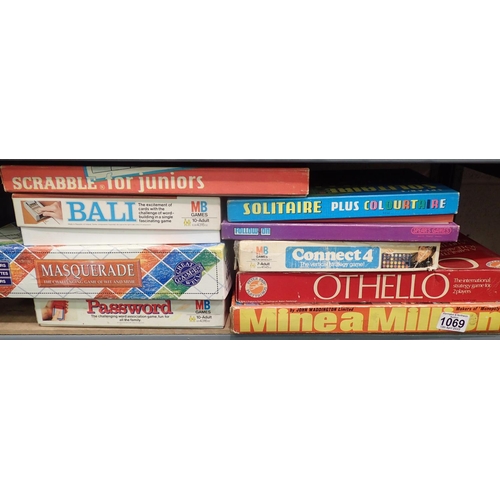 1069 - Quantity of vintage board games to include Connect4. Not available for in-house P&P, contact Paul O'... 