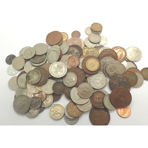 3070 - Quantity of mixed world coins. Not available for in-house P&P, contact Paul O'Hea at Mailboxes on 01... 