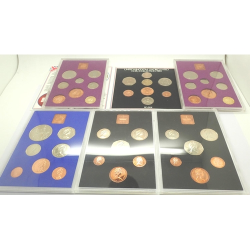 3076 - Uncirculated UK coin sets: 1970, 1971, 1977 and 1983 (6). P&P Group 1 (£14+VAT for the first lot and... 