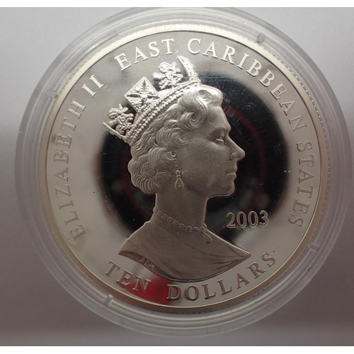 3108 - 2003 $10 silver bullion, Last Flight of Concorde. P&P Group 1 (£14+VAT for the first lot and £1+VAT ... 