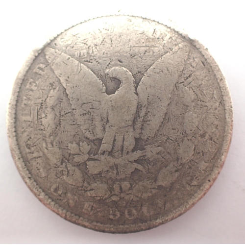 3114 - 1900 American silver Morgan dollar. P&P Group 1 (£14+VAT for the first lot and £1+VAT for subsequent... 