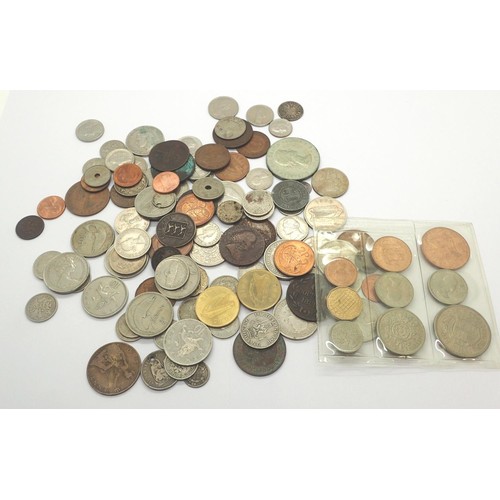 3079 - Mixed world coins including 1953 uncirculated UK set. P&P Group 2 (£18+VAT for the first lot and £3+... 