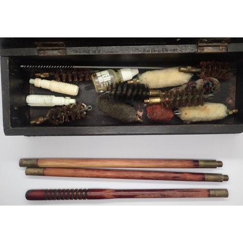 2015 - Parker Hale rifle cleaning kit with additional cleaning heads. P&P Group 1 (£14+VAT for the first lo... 