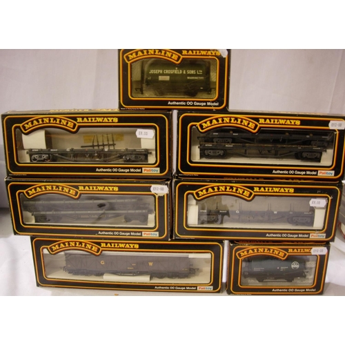 2063 - Seven Mainline OO scale wagons, in very good to excellent condition, boxes with wear. P&P Group 1 (£... 