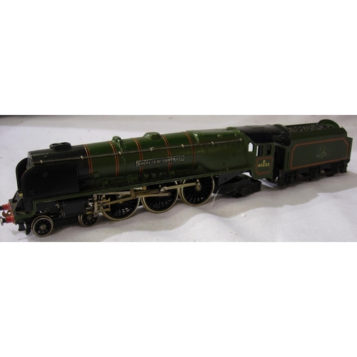 2087 - Hornby Dublo 2 rail Duchess of Montrose, Green 46232. Fair condition, unboxed. P&P Group 1 (£14+VAT ... 