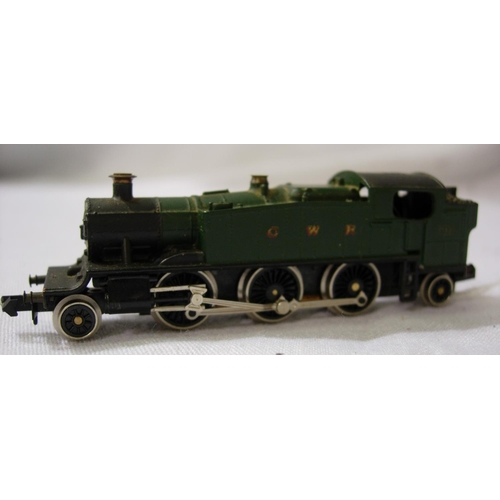 2102 - N gauge Farish prairie tank, GWR Green 3112. Very good condition, unboxed. P&P Group 1 (£14+VAT for ... 