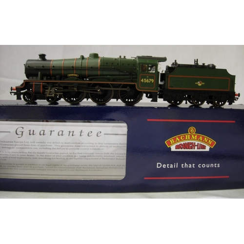 2235 - Bachmann 31-150W Jubilee Class 45679, Armada, Green Late Crest. Near mint condition, box with storag... 