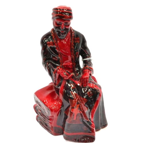 114 - Royal Doulton Flambe figurine, The Carpet Seller, HN 3277, H: 20 cm. No cracks, chips or visible res... 