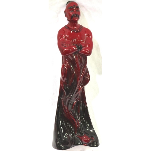 126 - Royal Doulton Flambe figurine, The Genie, HN 29999, H: 26 cm. No cracks, chips or visible restoratio... 