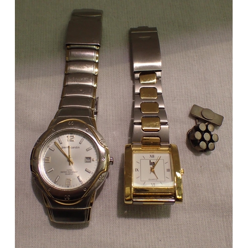 1076 - Two modern gents wristwatches. P&P Group 1 (£14+VAT for the first lot and £1+VAT for subsequent lots... 