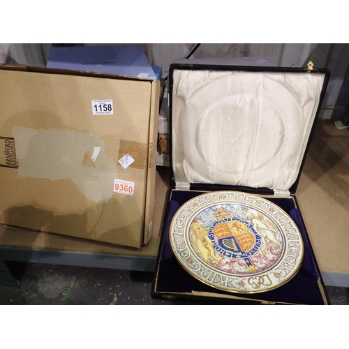 1158 - Collection of commemorative boxed collectors plates (14). Not available for in-house P&P, contact Pa... 