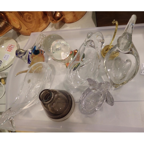 1354 - Collection of mixed glassware including Pelican. P&P Group 3 (£25+VAT for the first lot and £5+VAT f... 