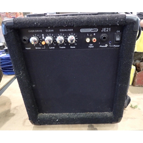 1663 - Acoustic Solutions 20w amplifier. Not available for in-house P&P, contact Paul O'Hea at Mailboxes on... 