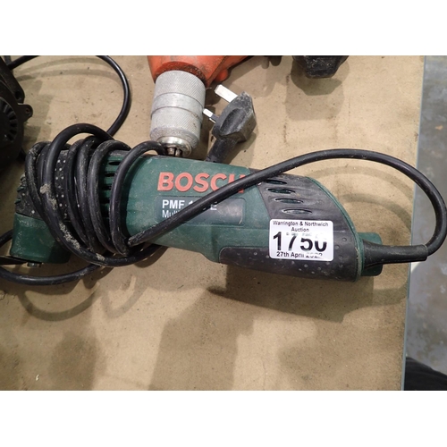 1750 - Bosch PMF 180E grinder. Not available for in-house P&P, contact Paul O'Hea at Mailboxes on 01925 659... 